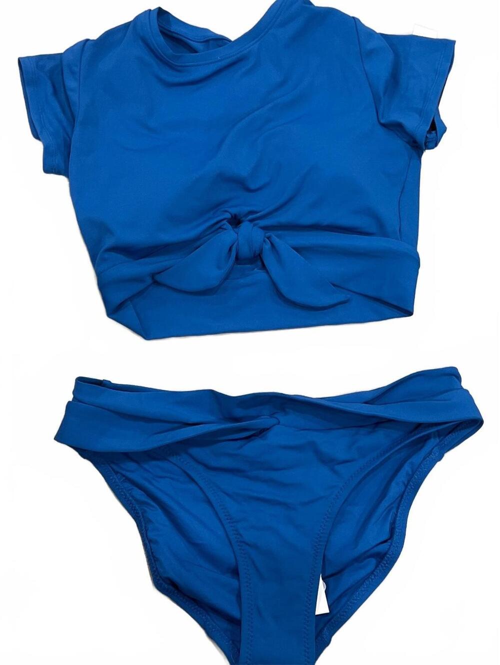 Robin Piccone AVA RP BIKINI TEE and HIGH WAIST BIKINI BOTTOM - SET